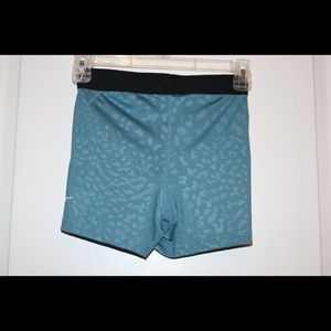 Nike Pro Workout Shorts Blue Speckled